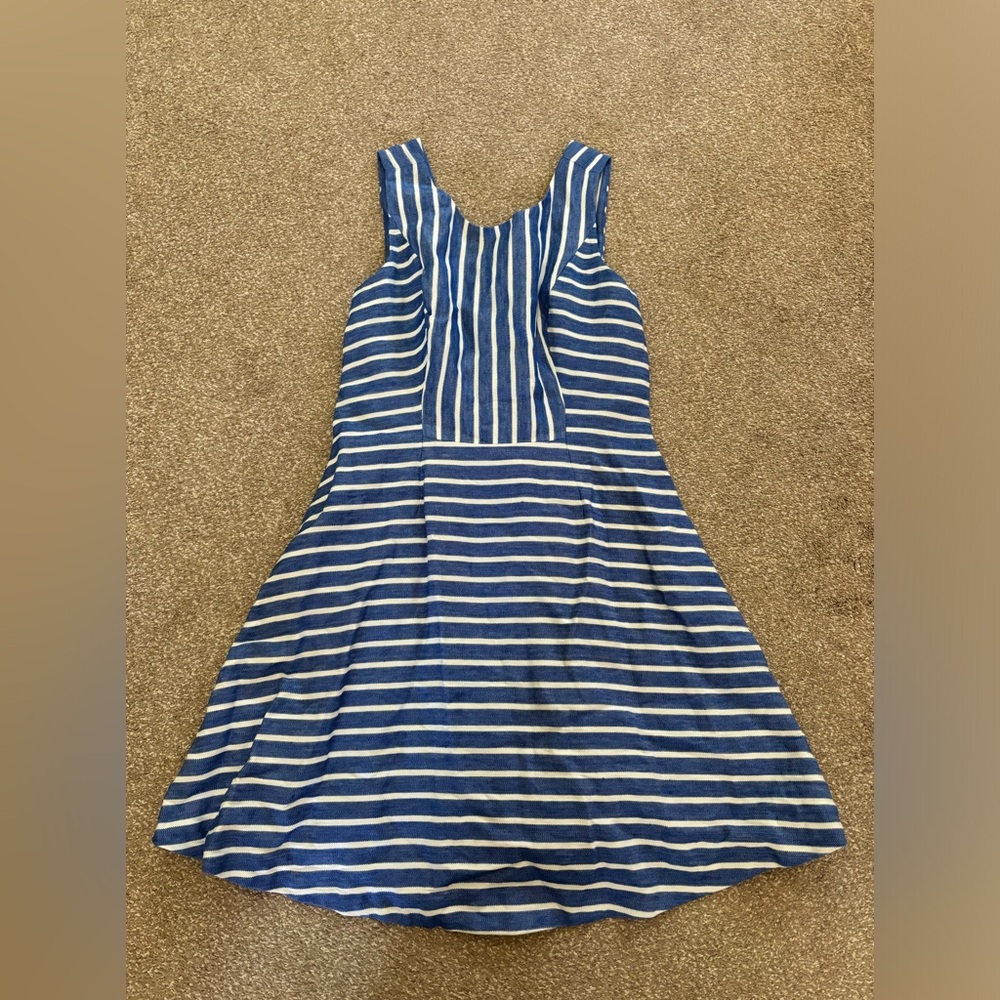 Blue and White Striped Vineyard Vines Dress